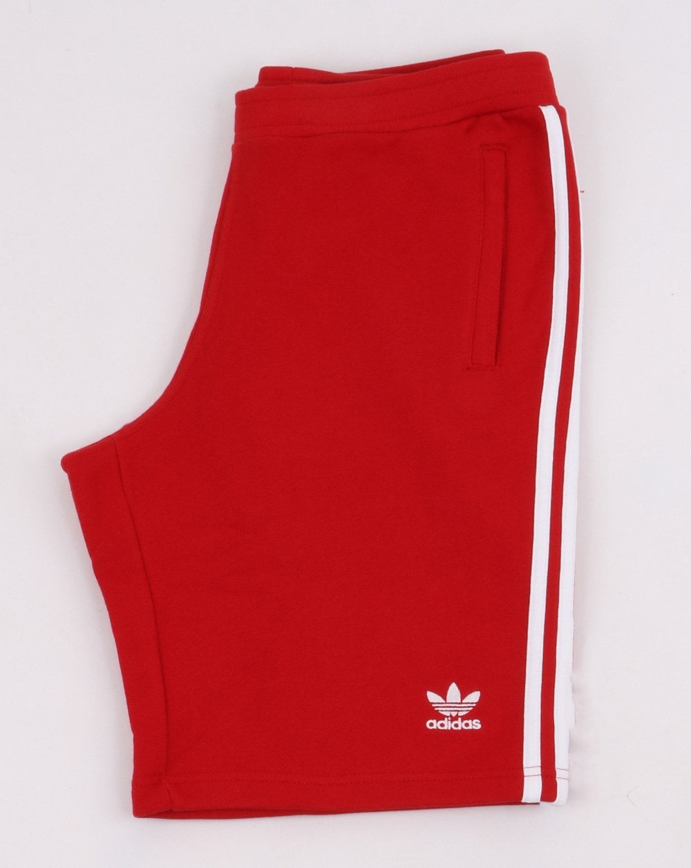 Adidas Originals 3 Stripe Shorts Power Red