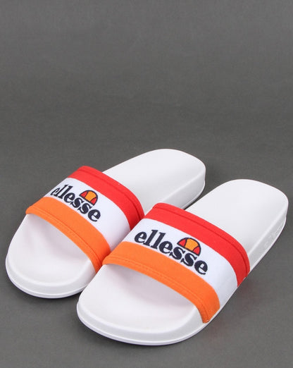 Ellesse Borgaro Slides Orange/white/red
