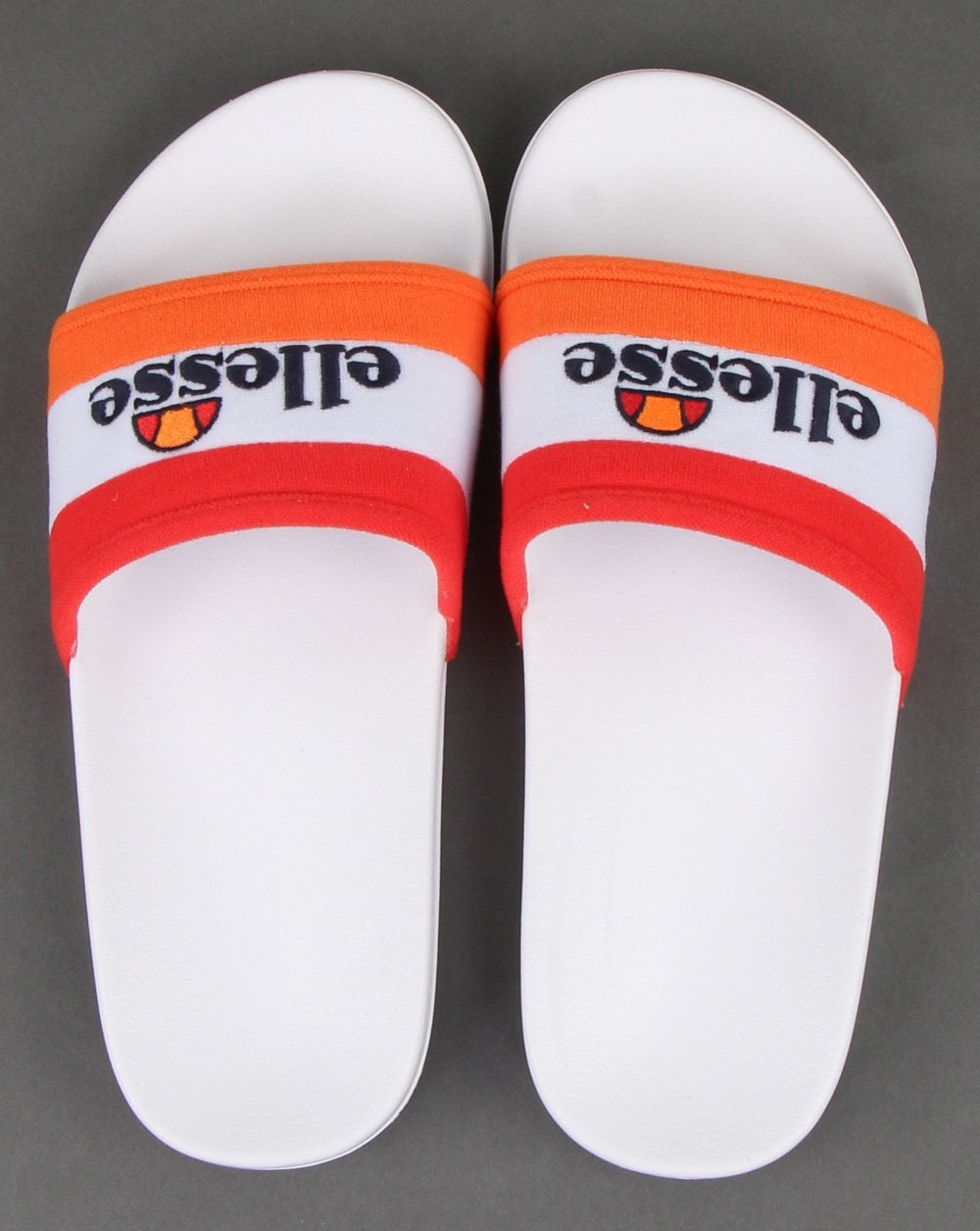 Ellesse Borgaro Slides Orange/white/red