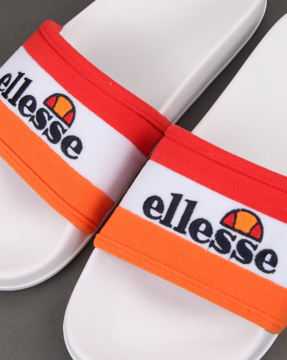 Ellesse Borgaro Slides Orange/white/red