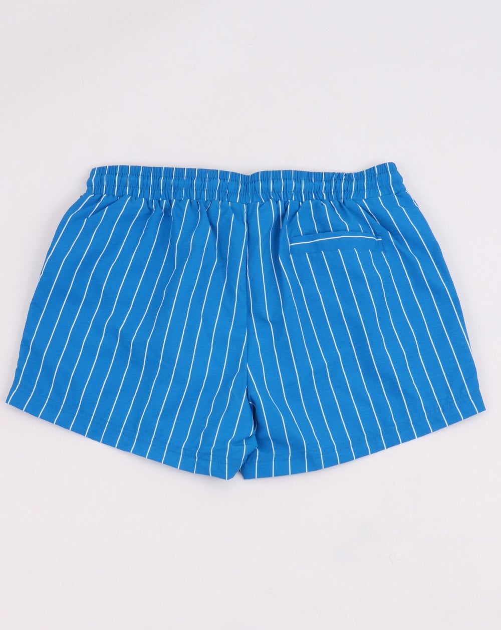 Fila Vintage Pinstripe Swim Shorts Blue-white