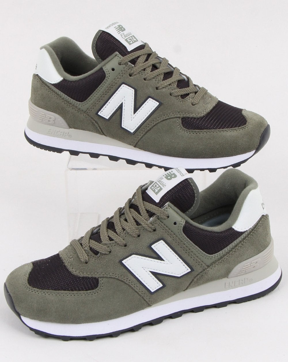 New Balance 574 Trainers Khaki Green