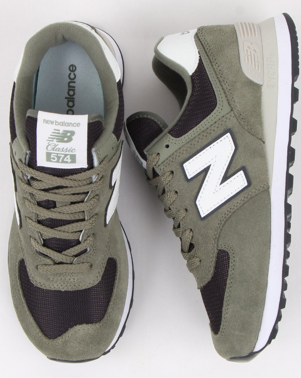 New Balance 574 Trainers Khaki Green