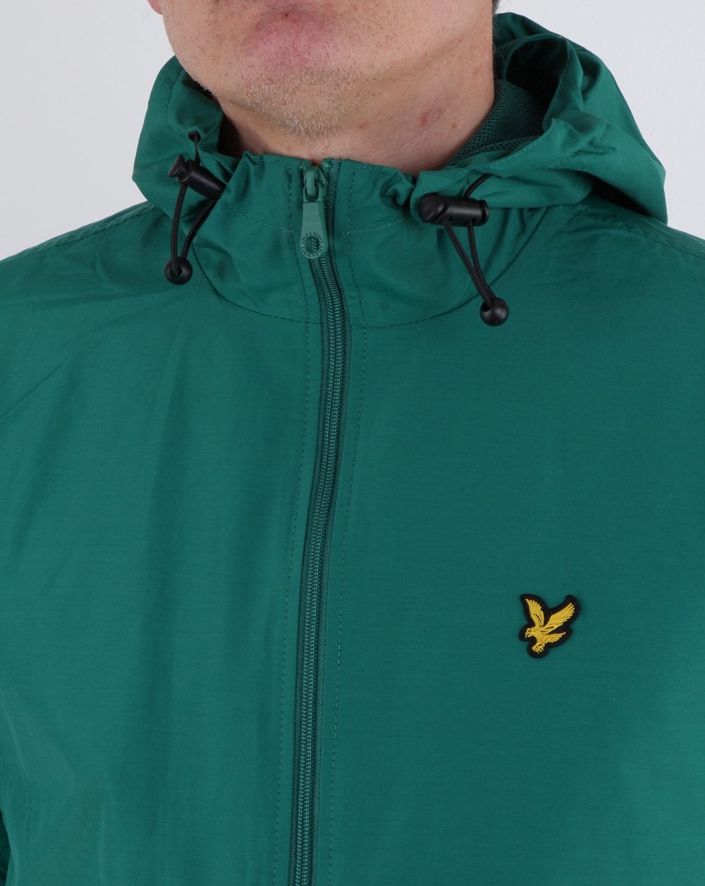 Lyle And Scott Zip Through Hooded Jacket Alpine Green