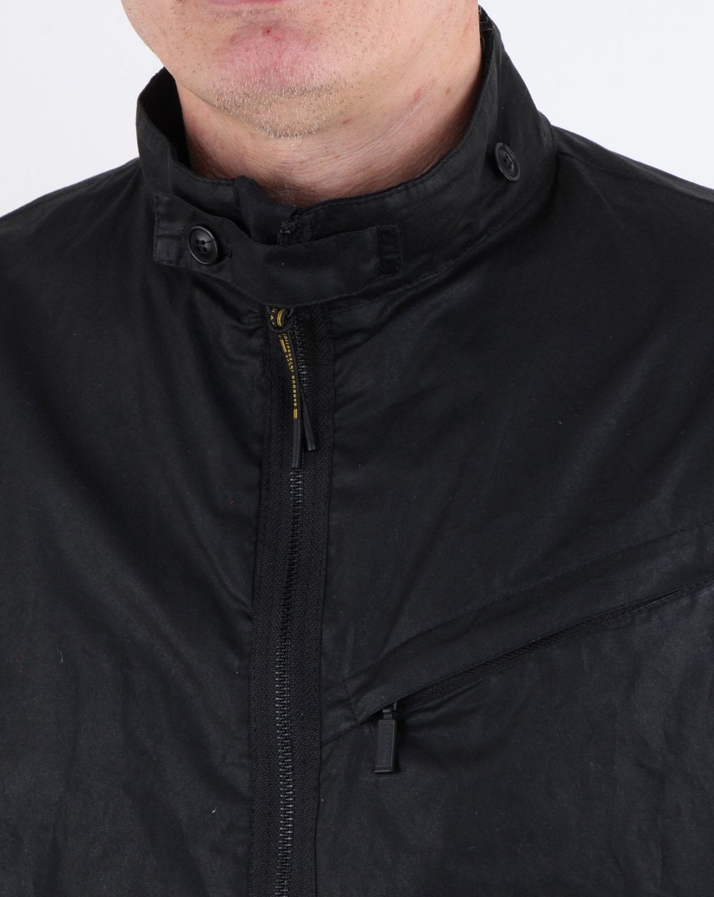 Barbour International Bower Wax Jacket Black