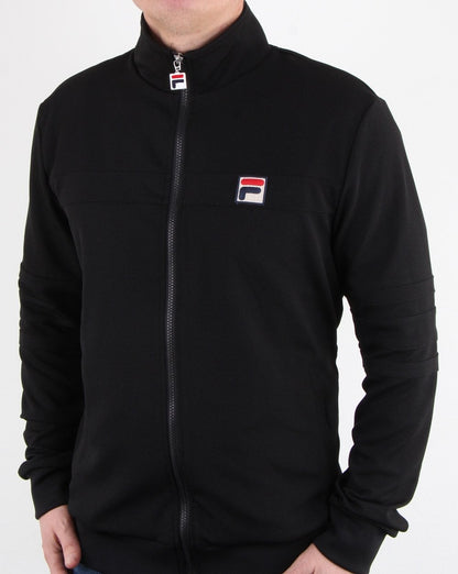 Fila Vintage Courto Track Top Black