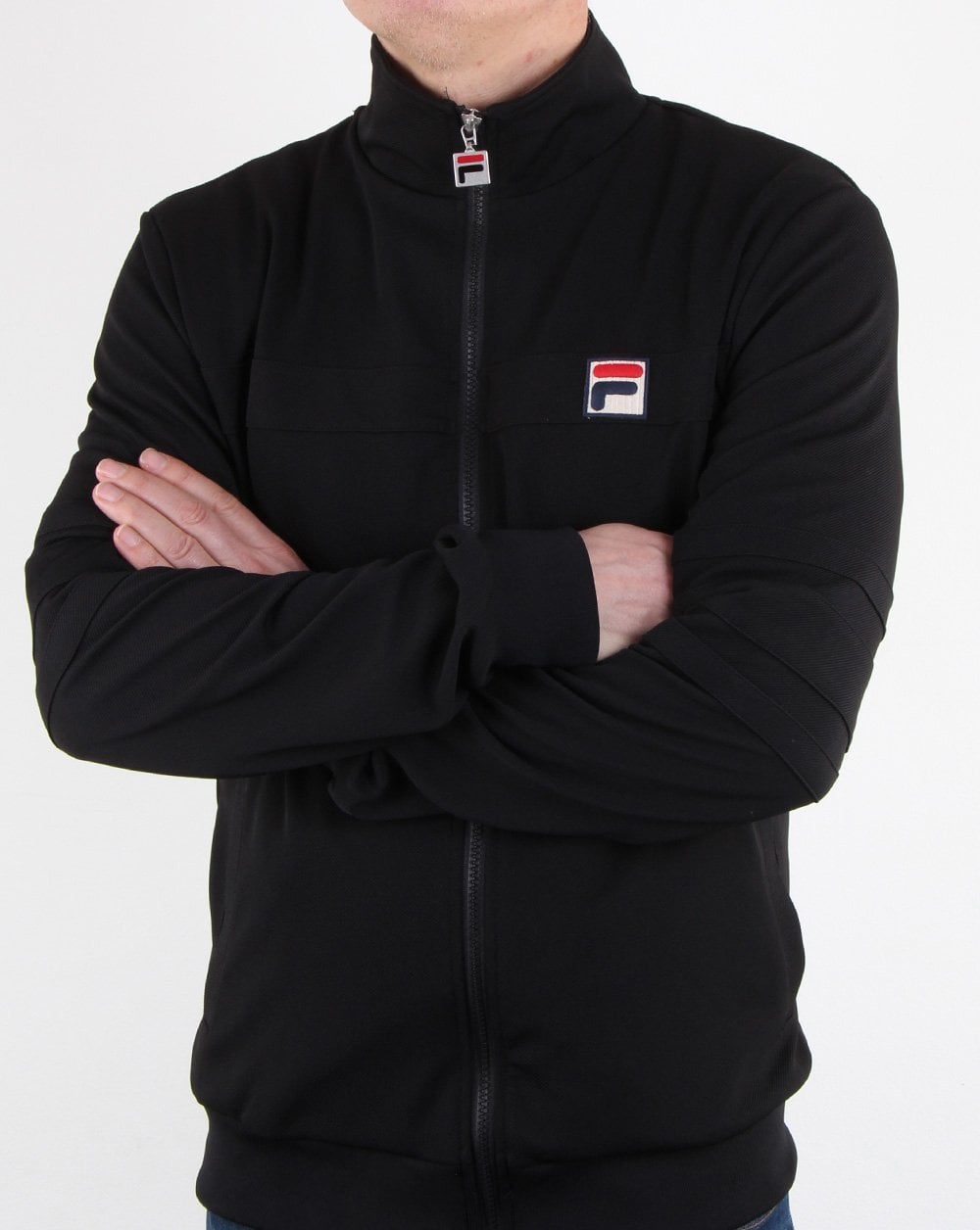 Fila Vintage Courto Track Top Black