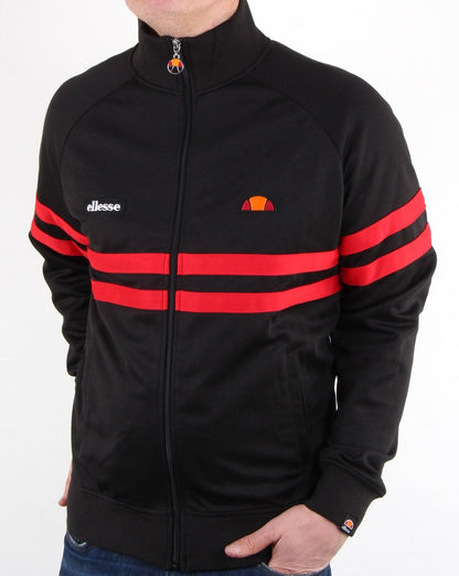 Ellesse Rimini Track Top Black/red