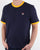 Fila Vintage Ringer T Shirt Navy/Gold
