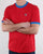 Fila Vintage Ringer T Shirt Red/Blue