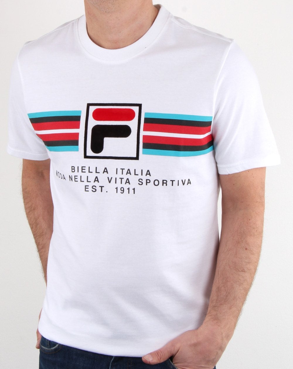 Fila Vintage Mercedes T Shirt White