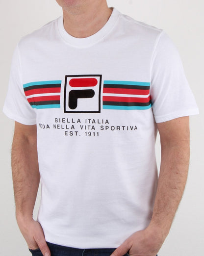 Fila Vintage Mercedes T Shirt White