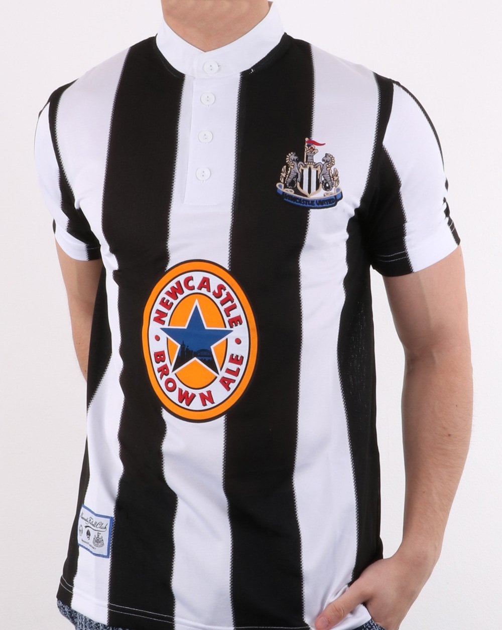 80s Casual Classics Newcastle United 1996 Py Shirt White/black