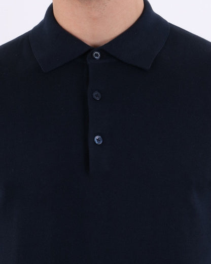 Ben Sherman Knitted Polo Navy