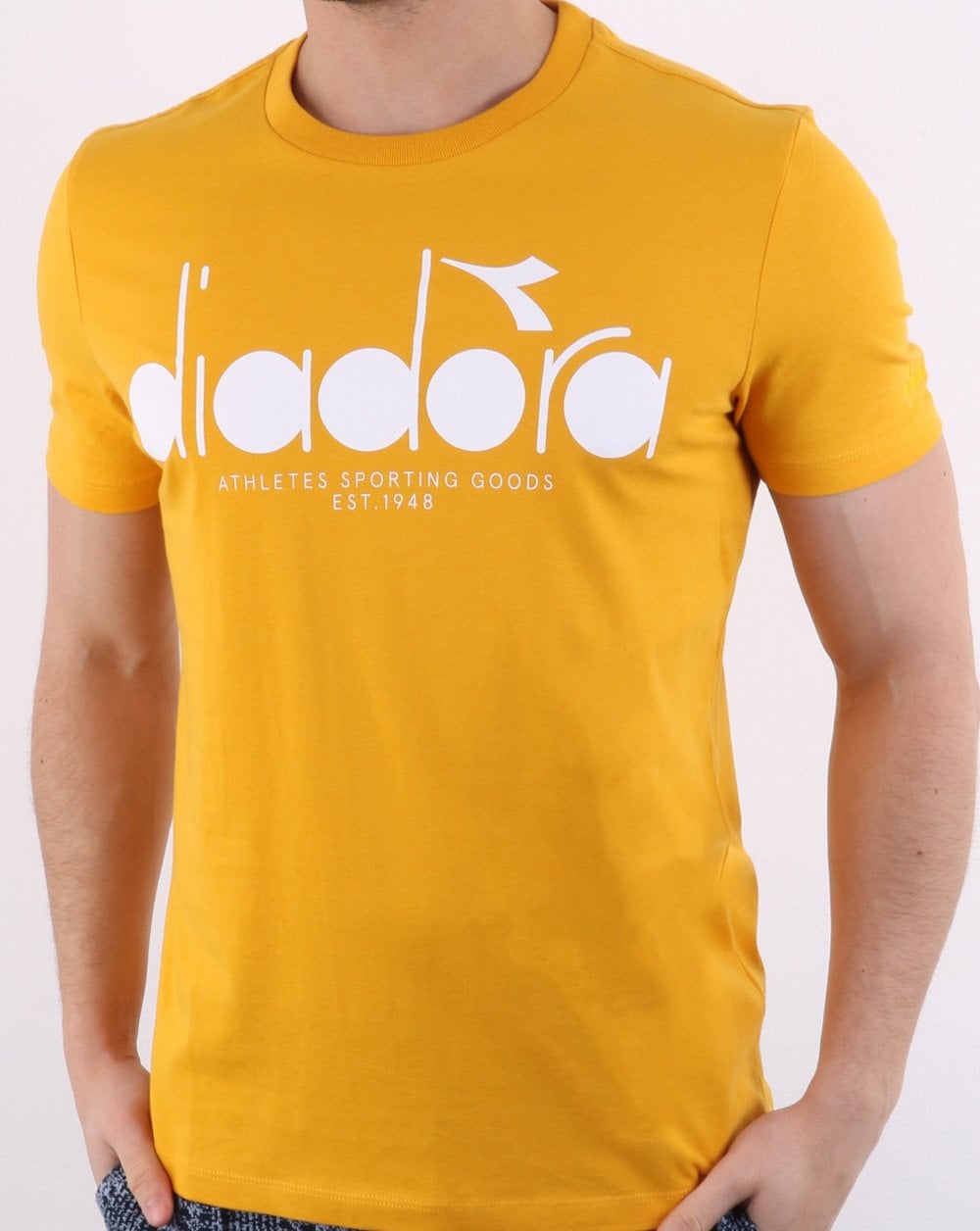 Diadora Logo T-shirt Golden Rod