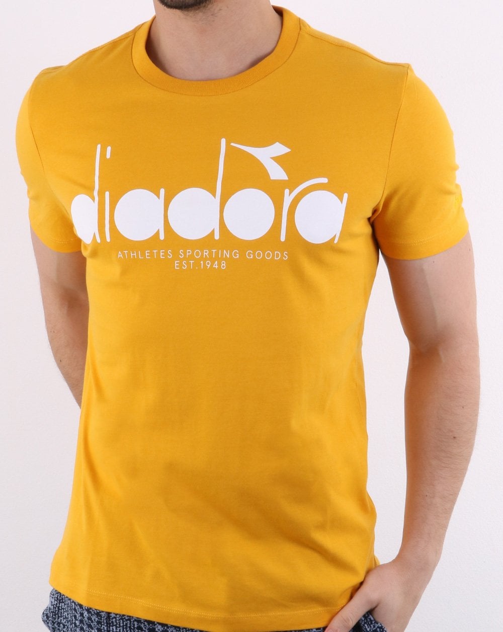 Diadora Logo T-shirt Golden Rod