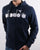 Diadora Logo Full Zip Hoodie Blue Denim