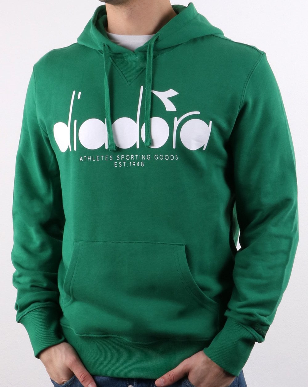 Diadora Logo Hoodie Verdant Green