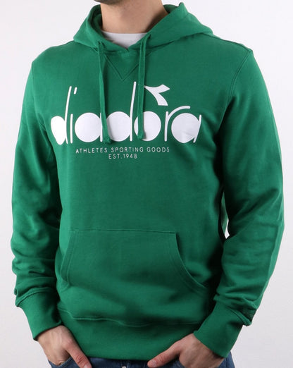 Diadora Logo Hoodie Verdant Green