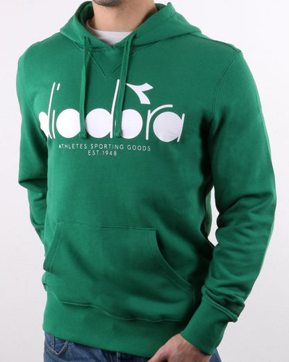 Diadora Logo Hoodie Verdant Green