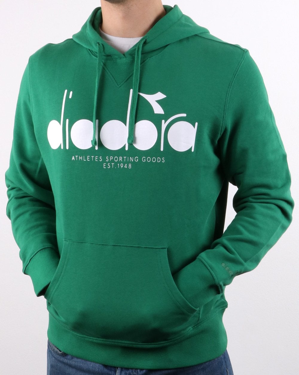 Diadora Logo Hoodie Verdant Green