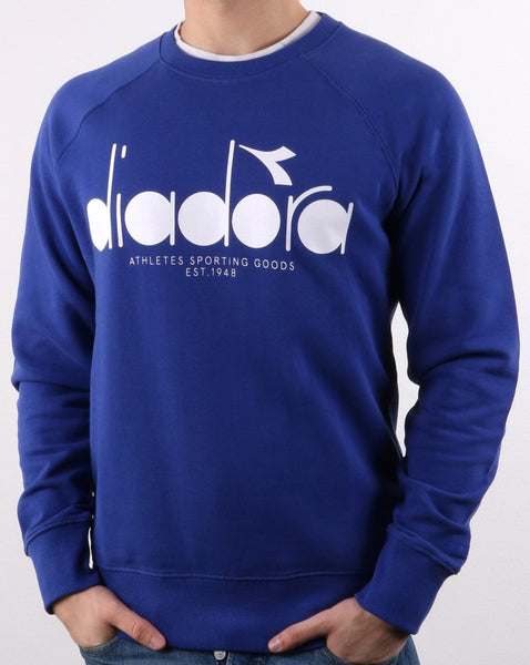 Diadora Logo Sweatshirt Blue Ultramarine