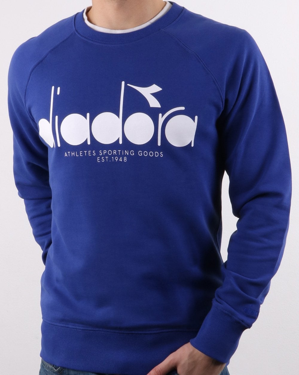 Diadora Logo Sweatshirt Blue Ultramarine