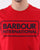 Barbour Logo T-shirt Vibrant Red
