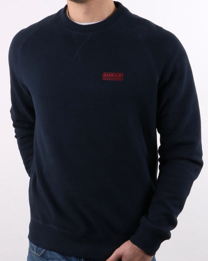 Barbour International Crew Sweatshirt Navy