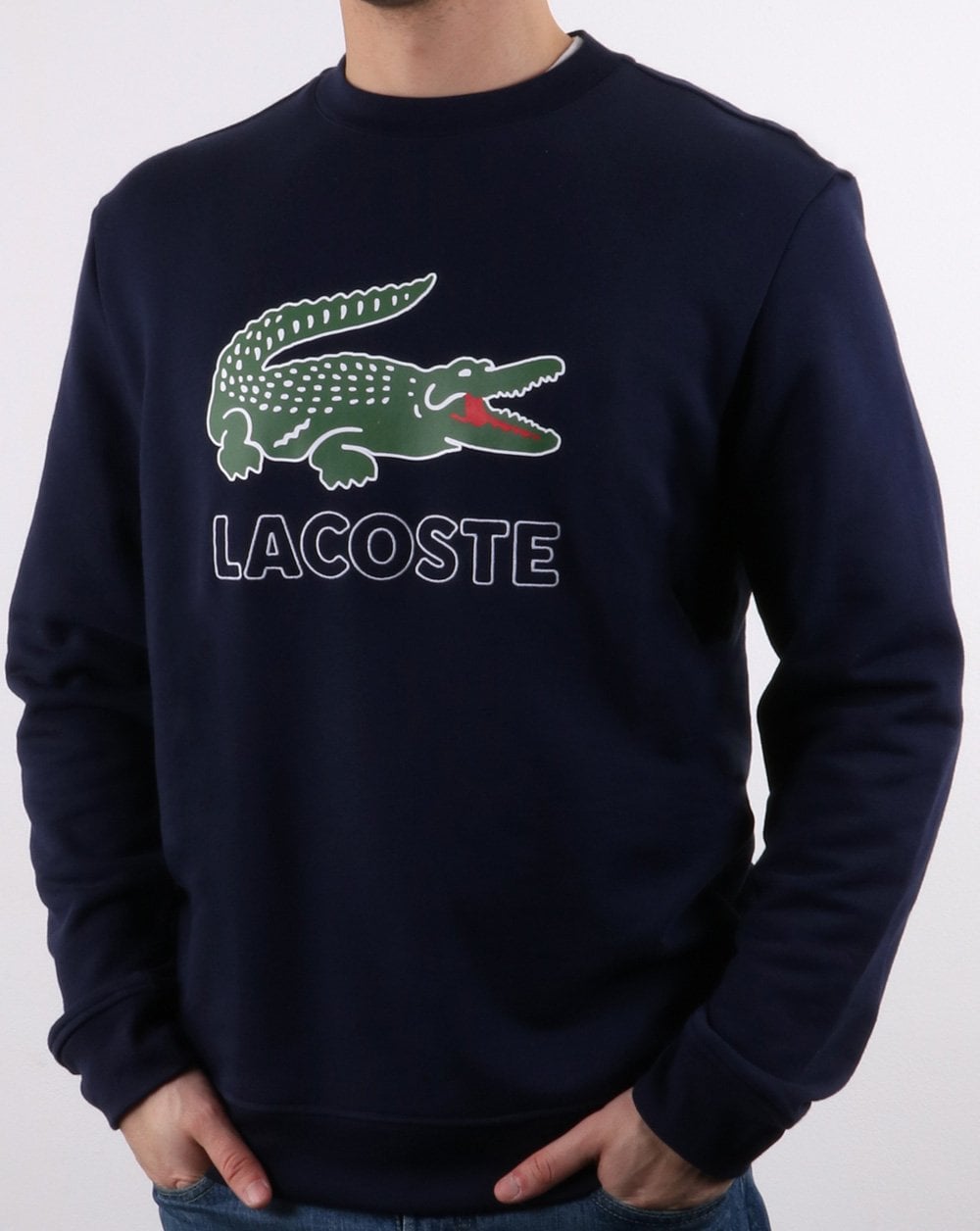 Lacoste Logo Sweatshirt Navy