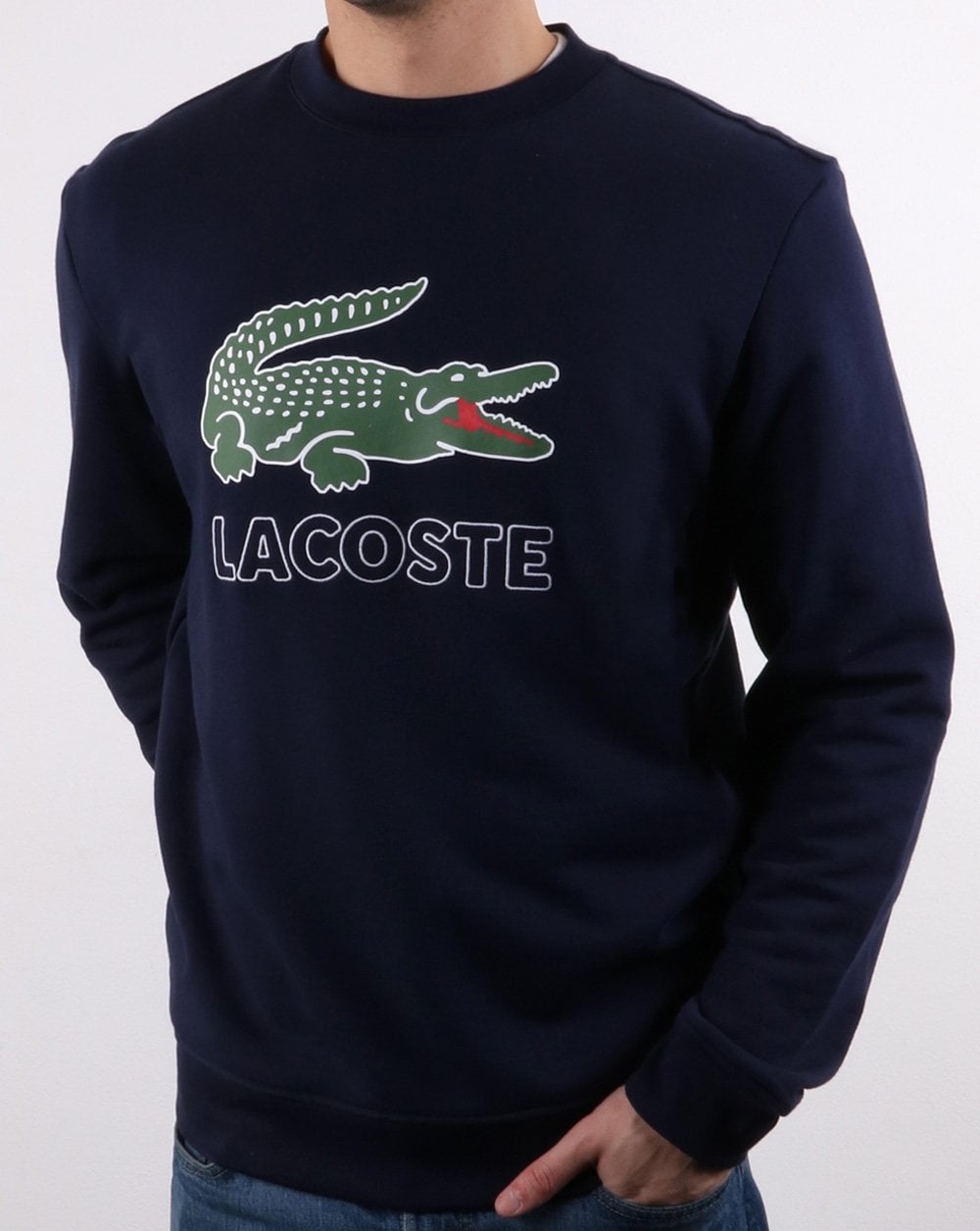 Lacoste Logo Sweatshirt Navy