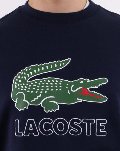 Lacoste Logo Sweatshirt Navy