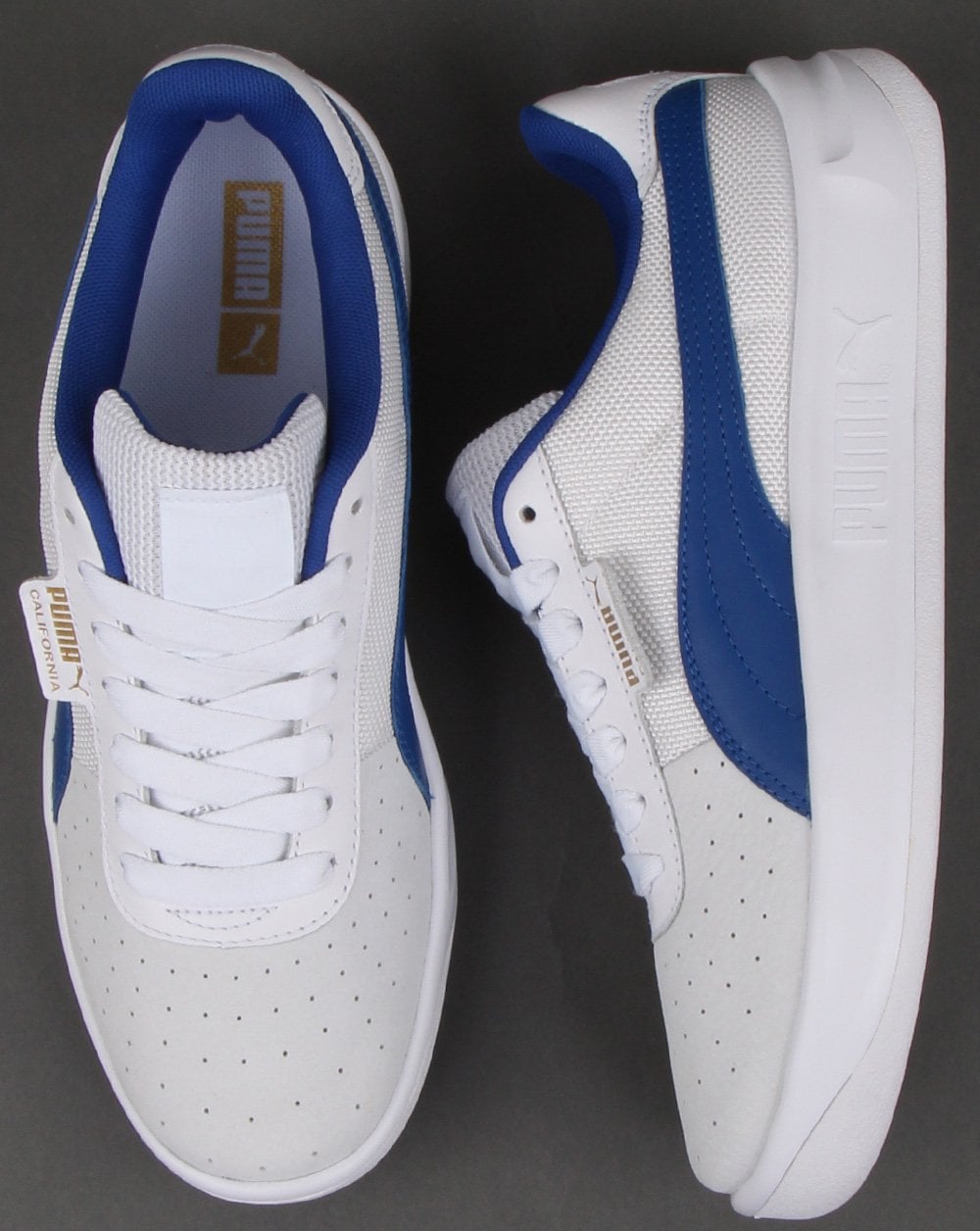 Puma California Trainer White/Blue