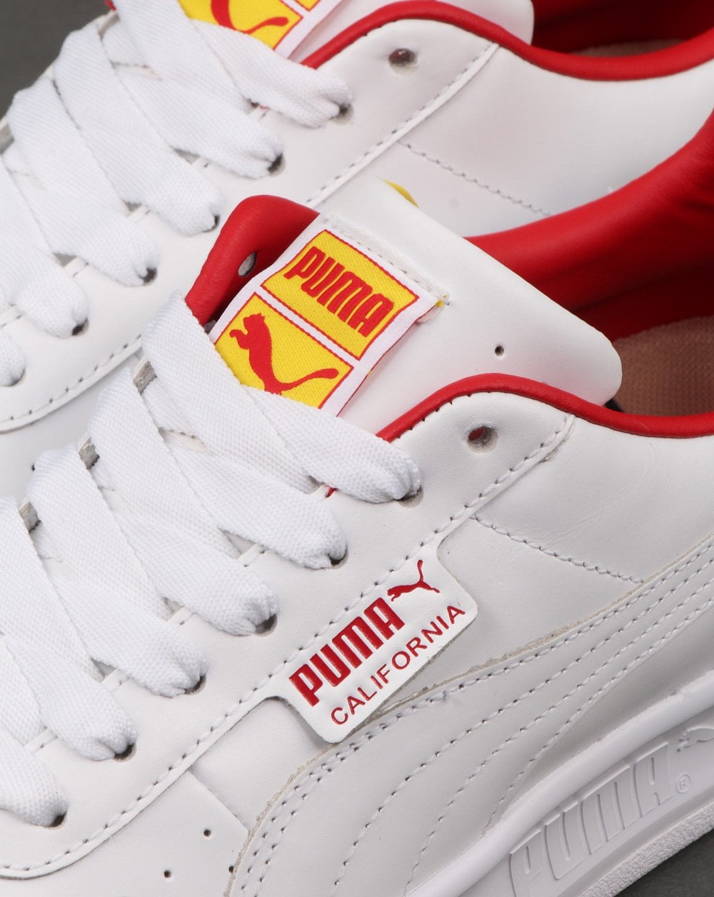 Puma California Trainer White/Red