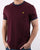 Lyle And Scott Ringer T Shirt Burgundy/navy