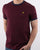 Lyle And Scott Ringer T Shirt Burgundy/navy