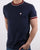 Pretty Green Mens Piping Tipped T-shirt Navy