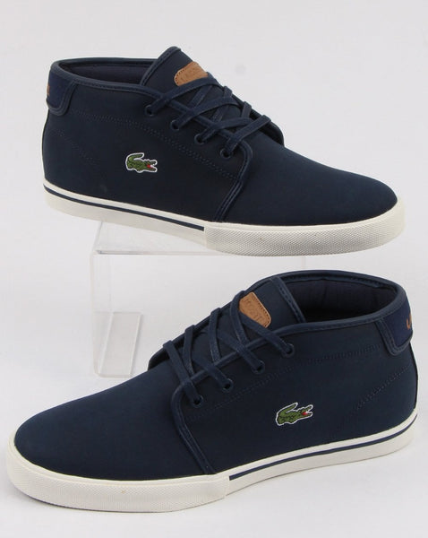 Lacoste Footwear Ampthill Trainer Navy/light Brown
