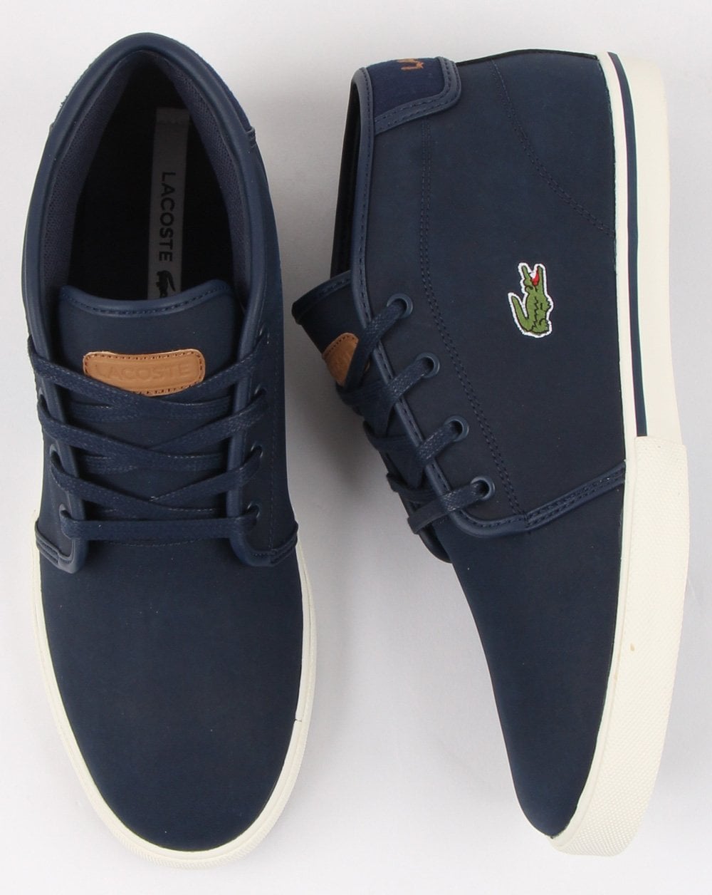 Lacoste Footwear Ampthill Trainer Navy/light Brown
