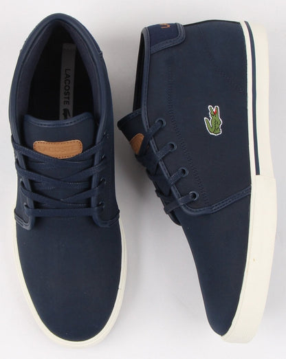 Lacoste Footwear Ampthill Trainer Navy/light Brown
