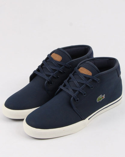 Lacoste Footwear Ampthill Trainer Navy/light Brown