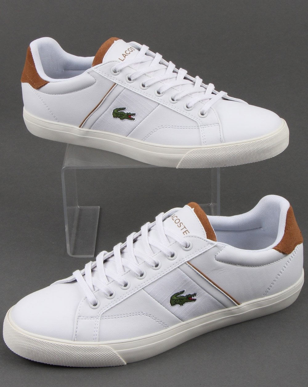 Lacoste Footwear Fairlead Trainer White/light Brown