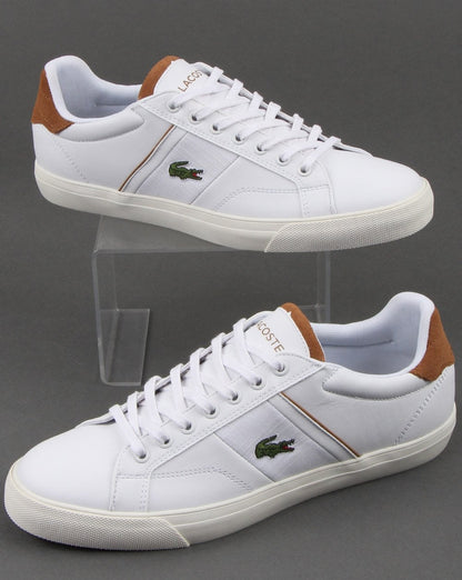Lacoste Footwear Fairlead Trainer White/light Brown