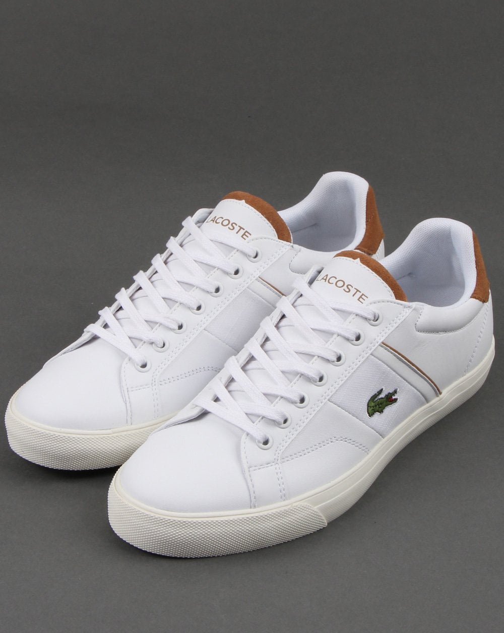 Lacoste Footwear Fairlead Trainer White/light Brown