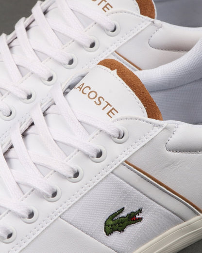 Lacoste Footwear Fairlead Trainer White/light Brown