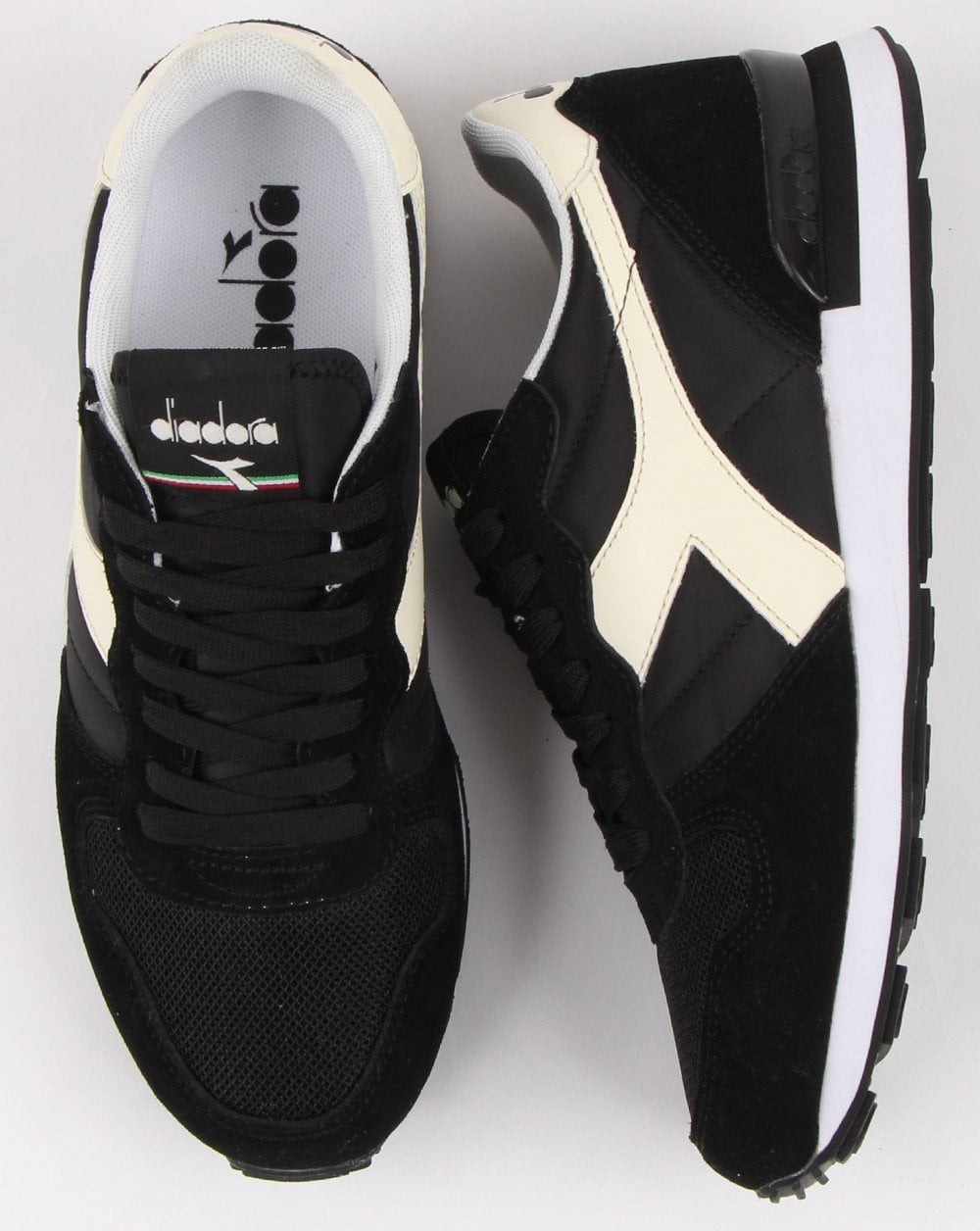 Diadora Camaro Trainers Black/white