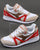Diadora N9000 Spark Trainers White/Red/Gold