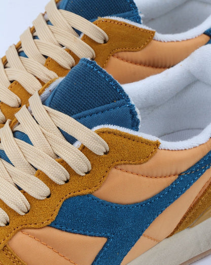 Diadora Camaro Vintage Trainers Mustard Yellow- Blue