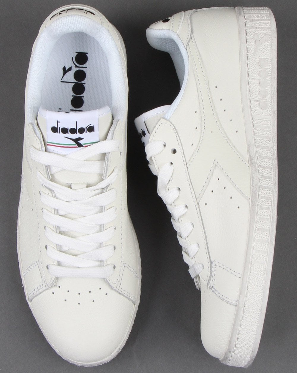 Diadora Game L Low Waxed Trainers White/white
