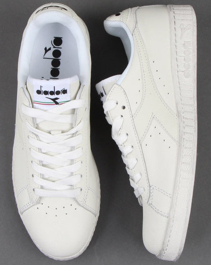 Diadora Game L Low Waxed Trainers White/white